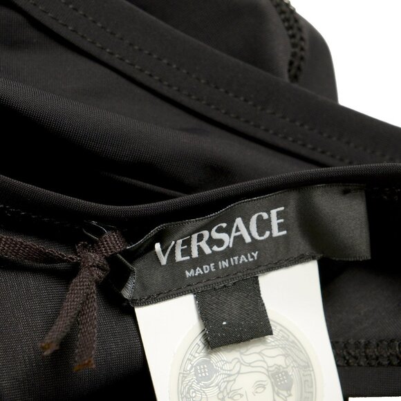 Versace Women's Gold "Greeca Stripe" Stretch Tank Top US S IT 40 - Picture 4 of 5